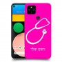 רופא סטטוסקופ כיסוי מגן קשיח בעיצוב אישי עם השם שלך ל Google Pixel 4a יחידה אחת סקרין מובייל