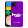 חצוצרה כיסוי מגן קשיח בעיצוב אישי עם השם שלך ל Google Pixel 4a יחידה אחת סקרין מובייל