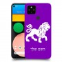 אריה כיסוי מגן קשיח בעיצוב אישי עם השם שלך ל Google Pixel 4a יחידה אחת סקרין מובייל