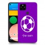כדורגל - כדור כיסוי מגן קשיח בעיצוב אישי עם השם שלך ל Google Pixel 4a יחידה אחת סקרין מובייל