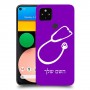 רופא סטטוסקופ כיסוי מגן קשיח בעיצוב אישי עם השם שלך ל Google Pixel 4a יחידה אחת סקרין מובייל