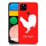 תרנגול כיסוי מגן קשיח בעיצוב אישי עם השם שלך ל Google Pixel 4a יחידה אחת סקרין מובייל