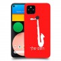 סקספון כיסוי מגן קשיח בעיצוב אישי עם השם שלך ל Google Pixel 4a יחידה אחת סקרין מובייל