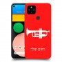חצוצרה כיסוי מגן קשיח בעיצוב אישי עם השם שלך ל Google Pixel 4a יחידה אחת סקרין מובייל