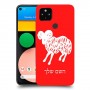 טלה כיסוי מגן קשיח בעיצוב אישי עם השם שלך ל Google Pixel 4a יחידה אחת סקרין מובייל