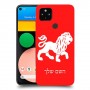 אריה כיסוי מגן קשיח בעיצוב אישי עם השם שלך ל Google Pixel 4a יחידה אחת סקרין מובייל