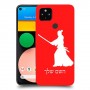 סמוראי כיסוי מגן קשיח בעיצוב אישי עם השם שלך ל Google Pixel 4a יחידה אחת סקרין מובייל