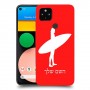 גלישה כיסוי מגן קשיח בעיצוב אישי עם השם שלך ל Google Pixel 4a יחידה אחת סקרין מובייל