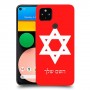 מגן דוד - ישראל כיסוי מגן קשיח בעיצוב אישי עם השם שלך ל Google Pixel 4a יחידה אחת סקרין מובייל