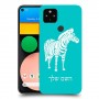 זברה כיסוי מגן קשיח בעיצוב אישי עם השם שלך ל Google Pixel 4a יחידה אחת סקרין מובייל