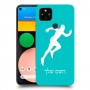 רץ כיסוי מגן קשיח בעיצוב אישי עם השם שלך ל Google Pixel 4a יחידה אחת סקרין מובייל