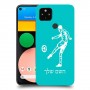 שחקן כדורגל כיסוי מגן קשיח בעיצוב אישי עם השם שלך ל Google Pixel 4a יחידה אחת סקרין מובייל