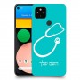 רופא סטטוסקופ כיסוי מגן קשיח בעיצוב אישי עם השם שלך ל Google Pixel 4a יחידה אחת סקרין מובייל