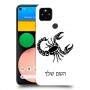 עקרב כיסוי מגן קשיח בעיצוב אישי עם השם שלך ל Google Pixel 4a יחידה אחת סקרין מובייל