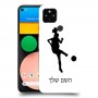 כדורגל - אישה כיסוי מגן קשיח בעיצוב אישי עם השם שלך ל Google Pixel 4a יחידה אחת סקרין מובייל