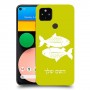 דגים כיסוי מגן קשיח בעיצוב אישי עם השם שלך ל Google Pixel 4a יחידה אחת סקרין מובייל