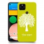 עץ כיסוי מגן קשיח בעיצוב אישי עם השם שלך ל Google Pixel 4a יחידה אחת סקרין מובייל