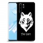 זאב כיסוי מגן קשיח בעיצוב אישי עם השם שלך ל Huawei P30 Pro יחידה אחת סקרין מובייל