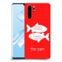 דגים כיסוי מגן קשיח בעיצוב אישי עם השם שלך ל Huawei P30 Pro יחידה אחת סקרין מובייל