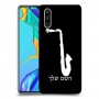 סקספון כיסוי מגן קשיח בעיצוב אישי עם השם שלך ל Huawei P30 יחידה אחת סקרין מובייל