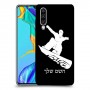 סנובורד כיסוי מגן קשיח בעיצוב אישי עם השם שלך ל Huawei P30 יחידה אחת סקרין מובייל