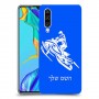 אופנוע שלג כיסוי מגן קשיח בעיצוב אישי עם השם שלך ל Huawei P30 יחידה אחת סקרין מובייל