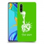 פסל החירות כיסוי מגן קשיח בעיצוב אישי עם השם שלך ל Huawei P30 יחידה אחת סקרין מובייל