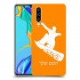 סנובורד כיסוי מגן קשיח בעיצוב אישי עם השם שלך ל Huawei P30 יחידה אחת סקרין מובייל