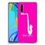 סקספון כיסוי מגן קשיח בעיצוב אישי עם השם שלך ל Huawei P30 יחידה אחת סקרין מובייל