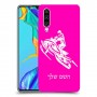 אופנוע שלג כיסוי מגן קשיח בעיצוב אישי עם השם שלך ל Huawei P30 יחידה אחת סקרין מובייל