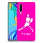 שחקן טניס כיסוי מגן קשיח בעיצוב אישי עם השם שלך ל Huawei P30 יחידה אחת סקרין מובייל