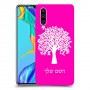 עץ כיסוי מגן קשיח בעיצוב אישי עם השם שלך ל Huawei P30 יחידה אחת סקרין מובייל
