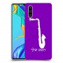 סקספון כיסוי מגן קשיח בעיצוב אישי עם השם שלך ל Huawei P30 יחידה אחת סקרין מובייל