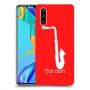סקספון כיסוי מגן קשיח בעיצוב אישי עם השם שלך ל Huawei P30 יחידה אחת סקרין מובייל