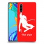סקִי כיסוי מגן קשיח בעיצוב אישי עם השם שלך ל Huawei P30 יחידה אחת סקרין מובייל