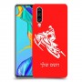 אופנוע שלג כיסוי מגן קשיח בעיצוב אישי עם השם שלך ל Huawei P30 יחידה אחת סקרין מובייל
