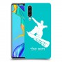 סנובורד כיסוי מגן קשיח בעיצוב אישי עם השם שלך ל Huawei P30 יחידה אחת סקרין מובייל