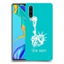 פסל החירות כיסוי מגן קשיח בעיצוב אישי עם השם שלך ל Huawei P30 יחידה אחת סקרין מובייל