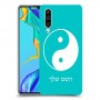 סמל יינג יאנג - סין כיסוי מגן קשיח בעיצוב אישי עם השם שלך ל Huawei P30 יחידה אחת סקרין מובייל