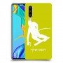סקִי כיסוי מגן קשיח בעיצוב אישי עם השם שלך ל Huawei P30 יחידה אחת סקרין מובייל