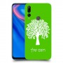 עץ כיסוי מגן קשיח בעיצוב אישי עם השם שלך ל Huawei Y9 Prime (2019) יחידה אחת סקרין מובייל