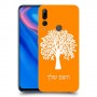 עץ כיסוי מגן קשיח בעיצוב אישי עם השם שלך ל Huawei Y9 Prime (2019) יחידה אחת סקרין מובייל