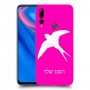 ציפור לבלוע כיסוי מגן קשיח בעיצוב אישי עם השם שלך ל Huawei Y9 Prime (2019) יחידה אחת סקרין מובייל