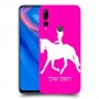 רוכבת סוסים - אישה כיסוי מגן קשיח בעיצוב אישי עם השם שלך ל Huawei Y9 Prime (2019) יחידה אחת סקרין מובייל