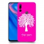 עץ כיסוי מגן קשיח בעיצוב אישי עם השם שלך ל Huawei Y9 Prime (2019) יחידה אחת סקרין מובייל