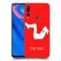 אימון ספורט - אישה כיסוי מגן קשיח בעיצוב אישי עם השם שלך ל Huawei Y9 Prime (2019) יחידה אחת סקרין מובייל