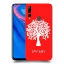עץ כיסוי מגן קשיח בעיצוב אישי עם השם שלך ל Huawei Y9 Prime (2019) יחידה אחת סקרין מובייל