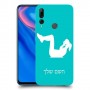 אימון ספורט - אישה כיסוי מגן קשיח בעיצוב אישי עם השם שלך ל Huawei Y9 Prime (2019) יחידה אחת סקרין מובייל
