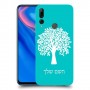 עץ כיסוי מגן קשיח בעיצוב אישי עם השם שלך ל Huawei Y9 Prime (2019) יחידה אחת סקרין מובייל