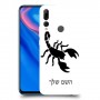 עקרב כיסוי מגן קשיח בעיצוב אישי עם השם שלך ל Huawei Y9 Prime (2019) יחידה אחת סקרין מובייל